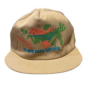 Vintage Souvenir Venezuela Trucker Snapback Hat